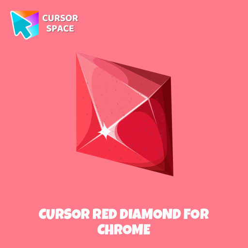 Cursor Red Diamond For Chrome