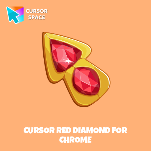 Cursor Red Diamond For Chrome
